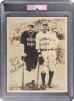 Lou Gehrig Signed 8x10" Black & White Photo (PSA/DNA MINT 9)